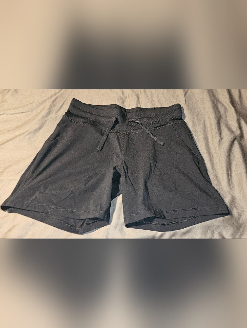 Tuff Athletics Black Performance Drawstring Shorts